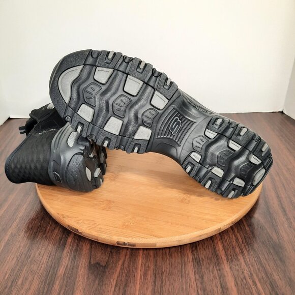 Skechers Slip Ins D'Lites Womens Size 9 Shoes Black Step In Walking Sneakers NEW - Picture 9 of 11